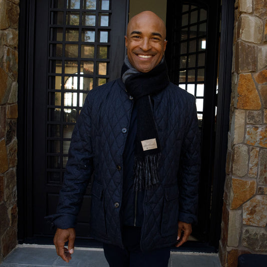 PURPOSEFUL SCARF | BLACK + GRANITE