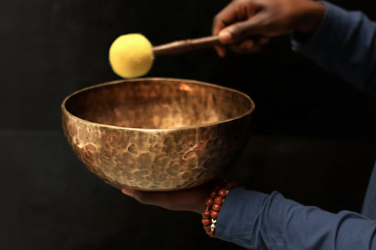Nepalese Handmade Tibetan Singing Bowl – Pure Copper Sound Healing Vessel