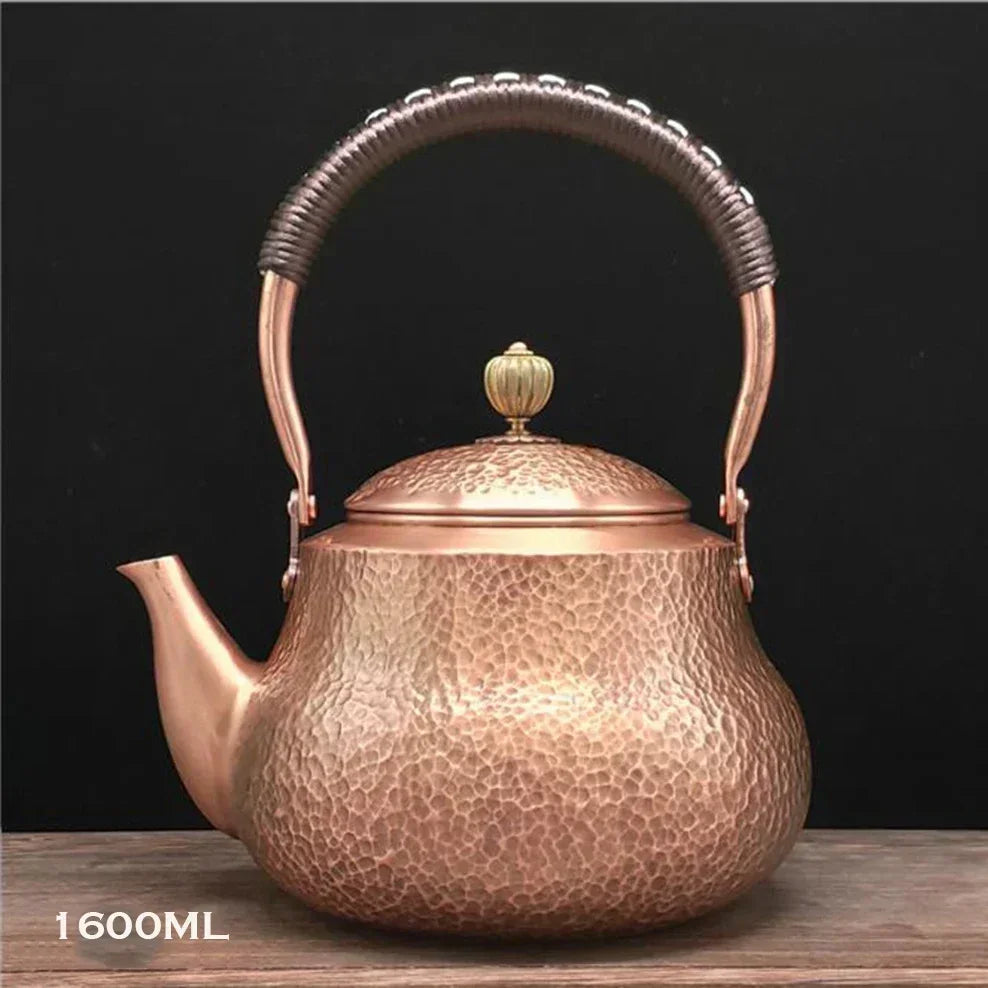 Antique Hand-Hammered Copper Kettles (varieties)