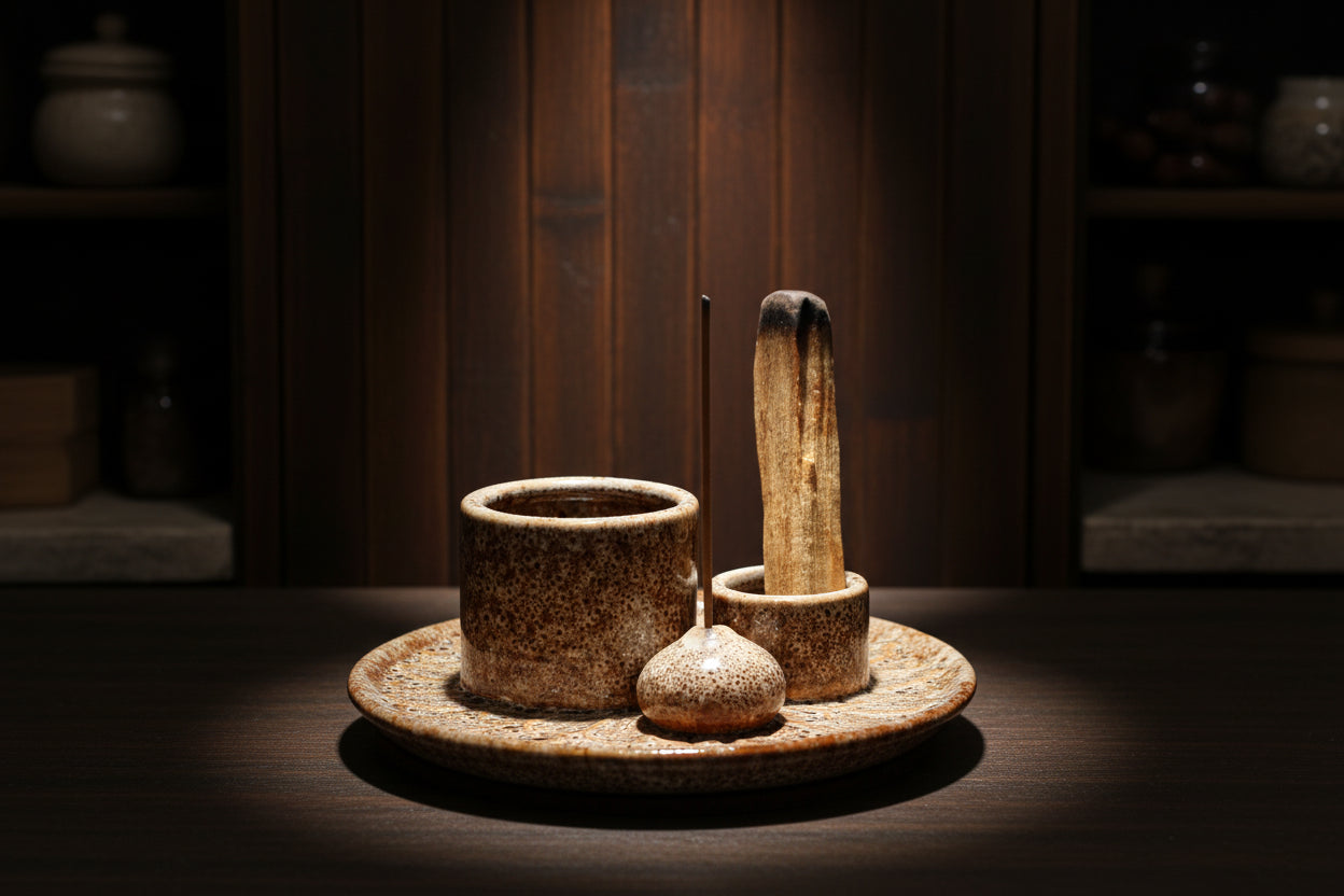 Ceramic Sage & Incense Burner