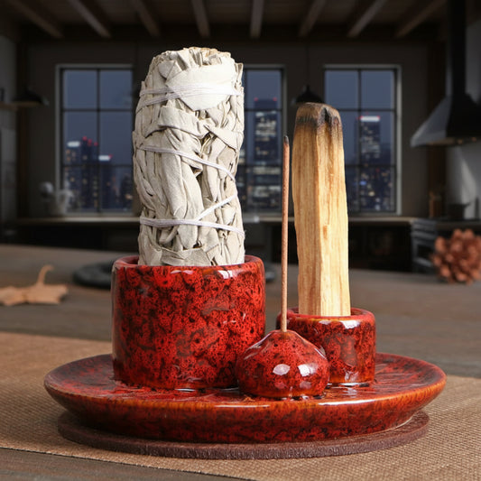 Ceramic Sage & Incense Burner