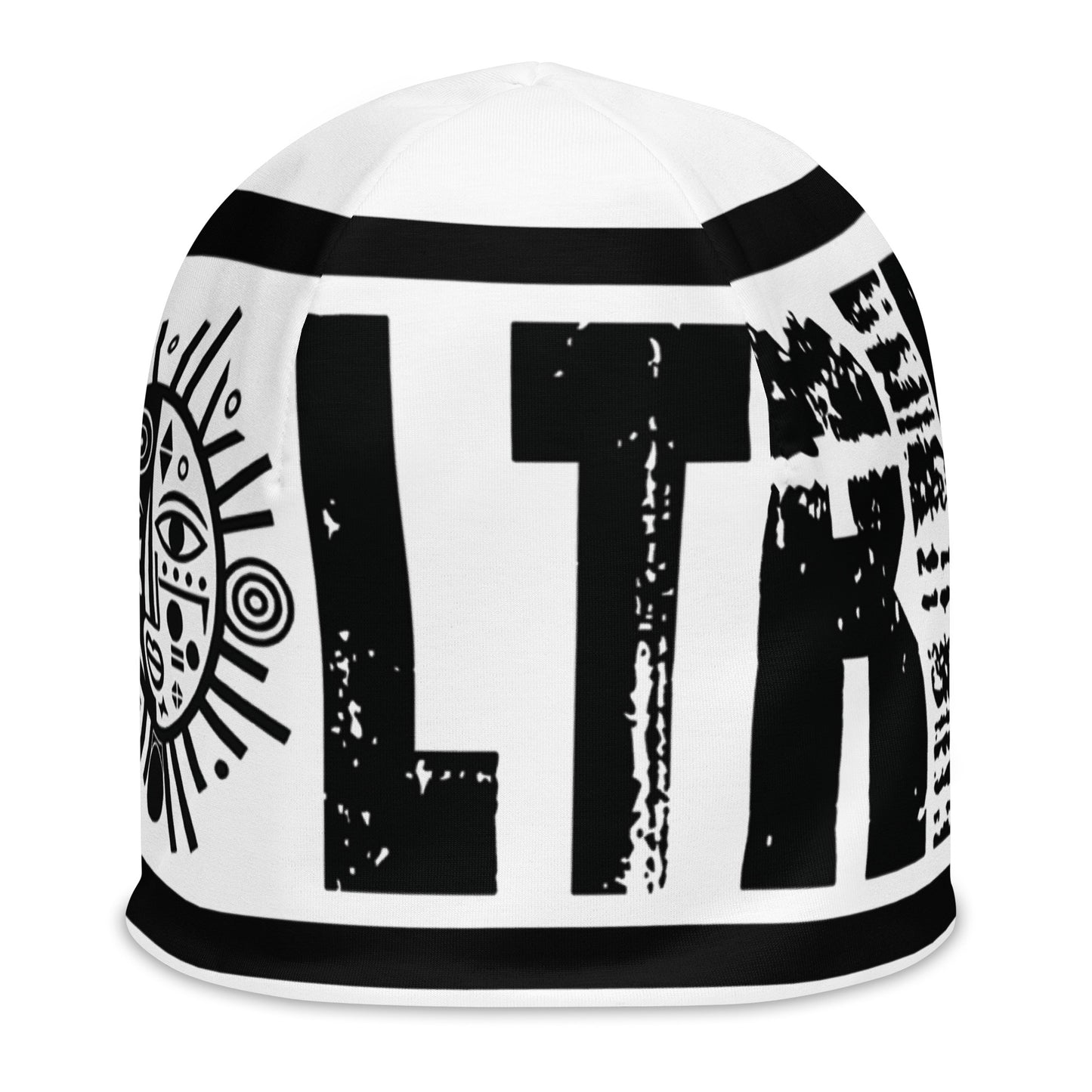 SOL-TRIBE, Beenie(large print) WHITE