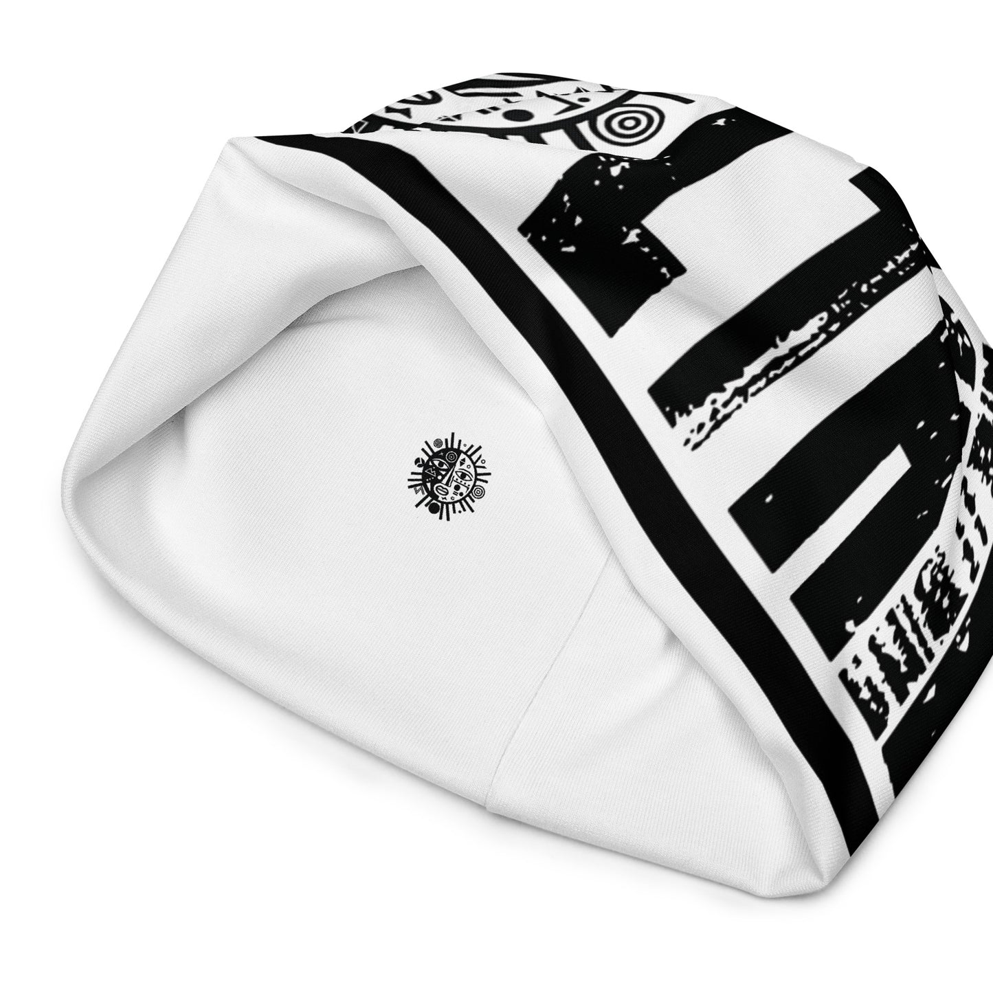 SOL-TRIBE, Beenie(large print) WHITE