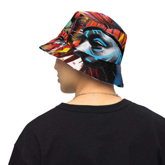 TRIBAL Reversible bucket hat