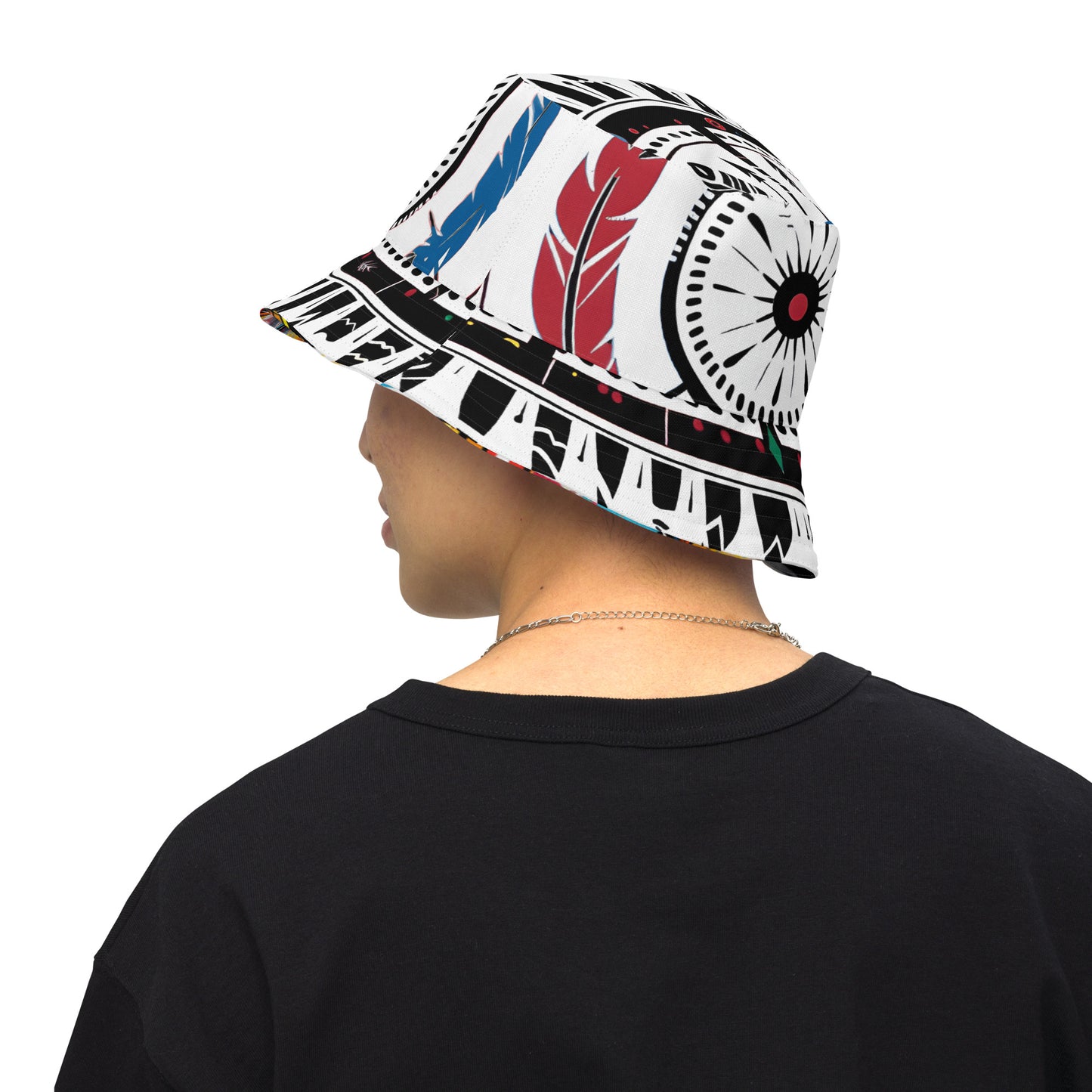 Reversible bucket hat (Indigenous)