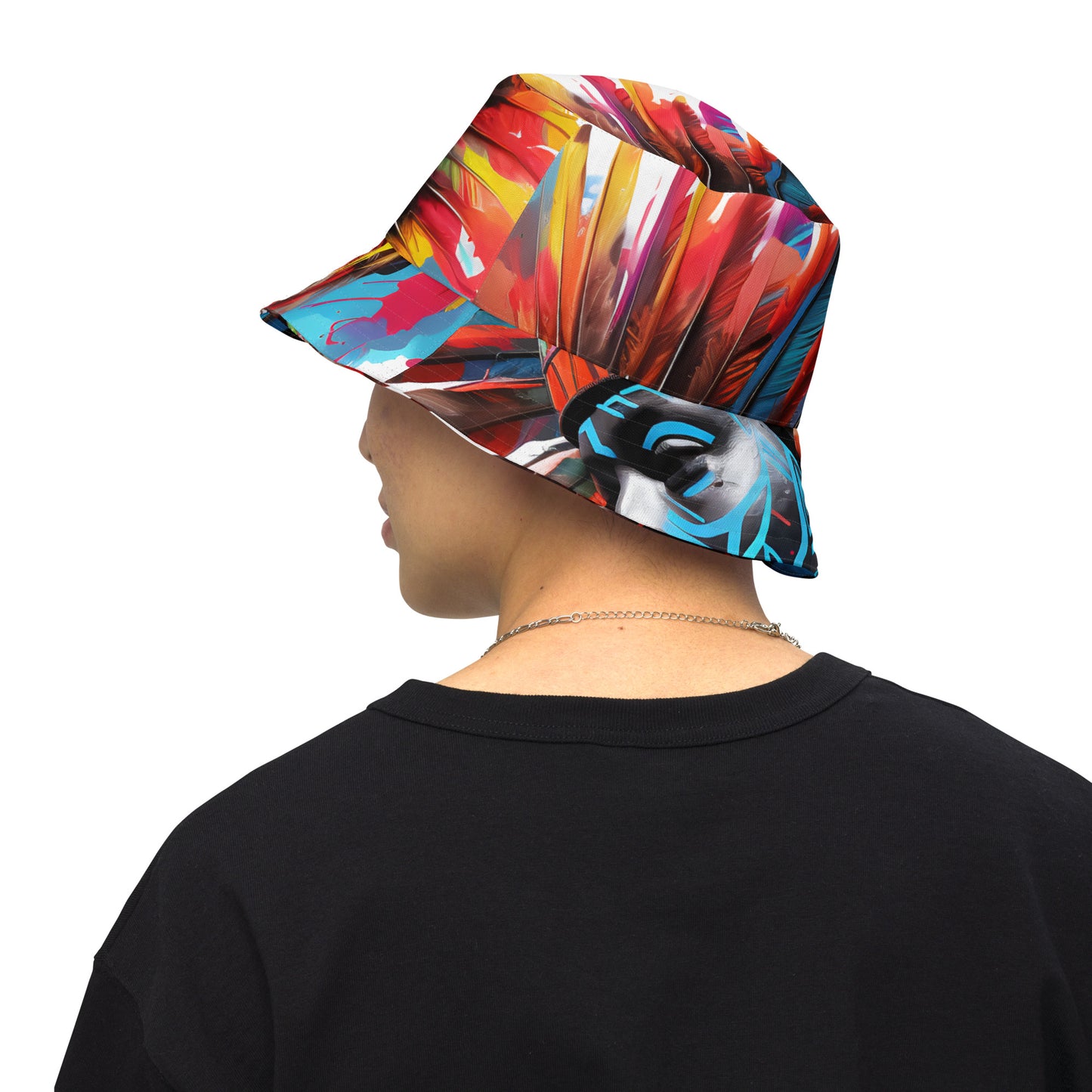 TRIBAL Reversible bucket hat