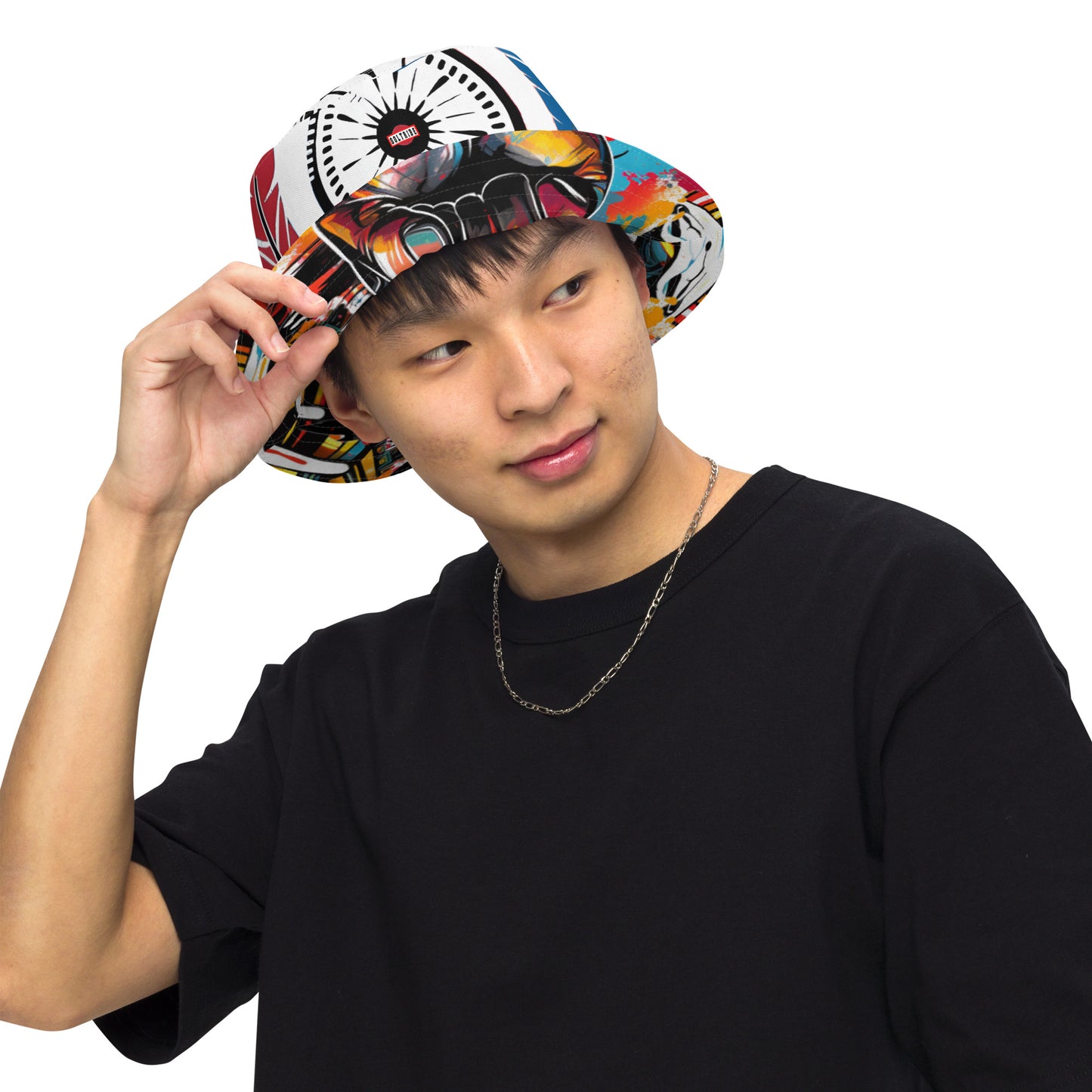 Reversible bucket hat (Indigenous)