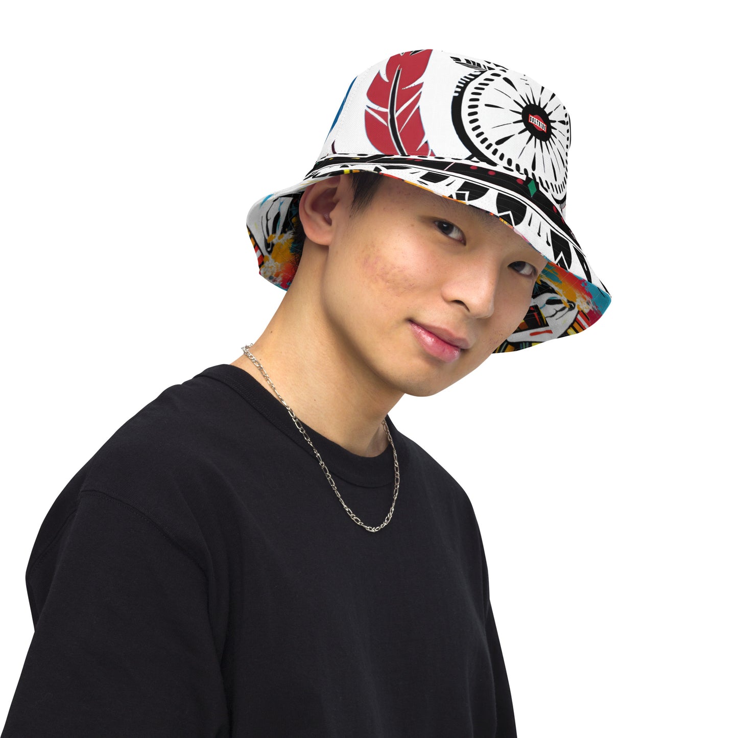 Reversible bucket hat (Indigenous)