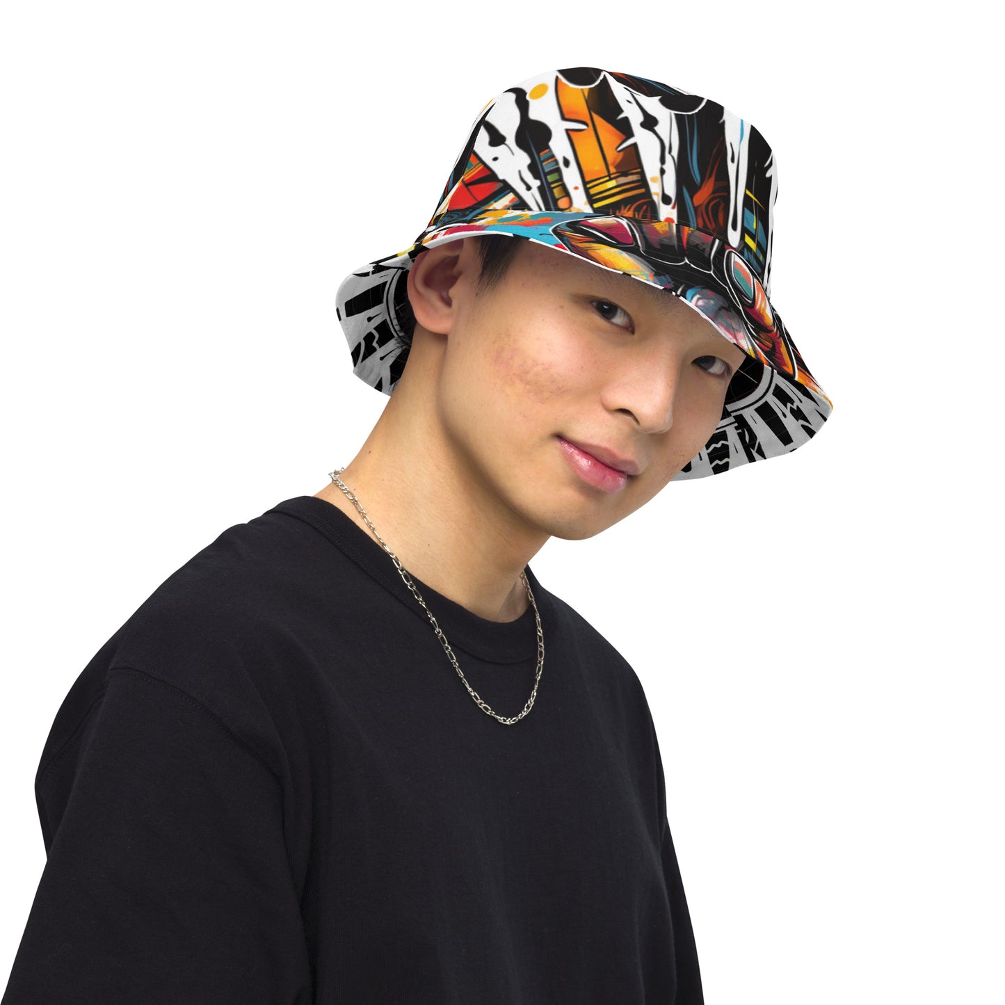 Reversible bucket hat (Indigenous)