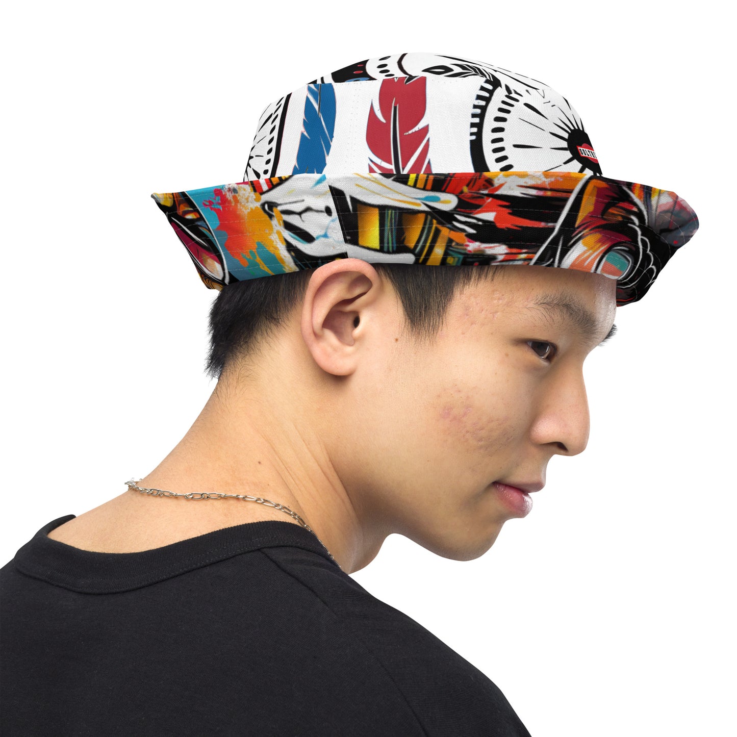 Reversible bucket hat (Indigenous)