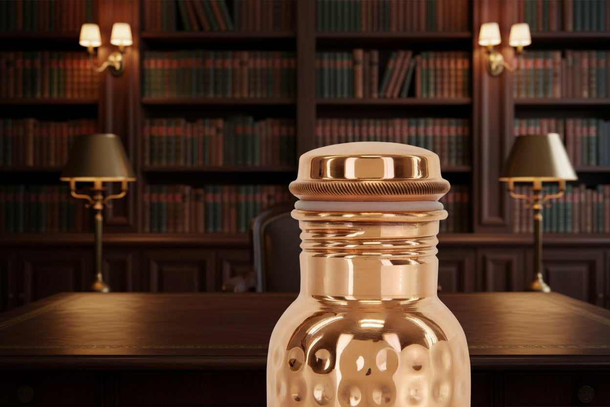 Sacred Tea Copper Water Vessel (34oz)