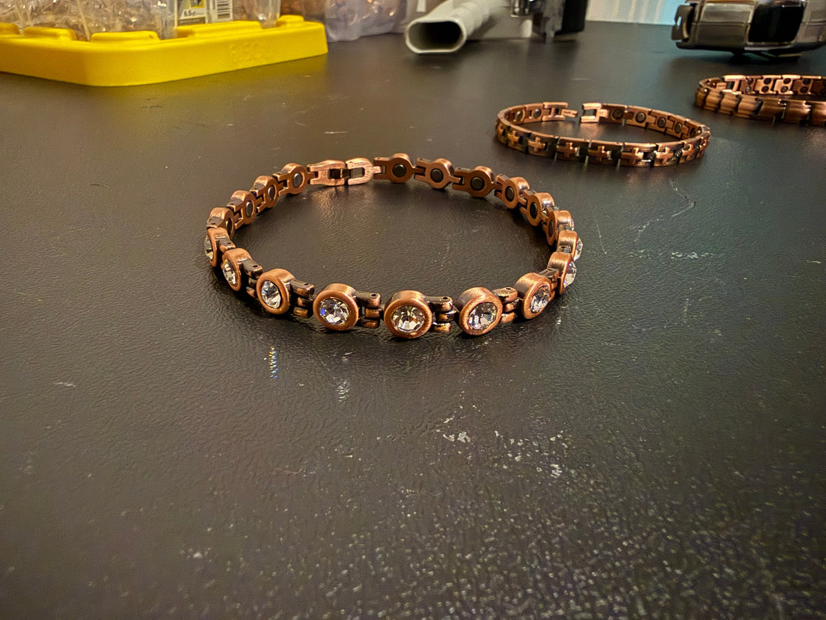 Sacred Relief Copper Magnetic Bracelets (In Stock) product photograph