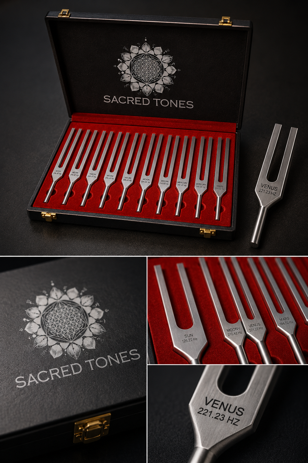 SACRED TONES PLANETARY TUNING FORKS