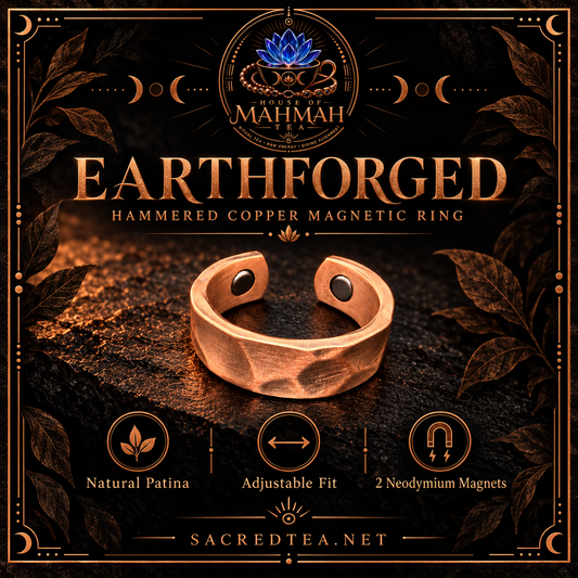 Earthforged Hammered Copper Magnetic Ring product card