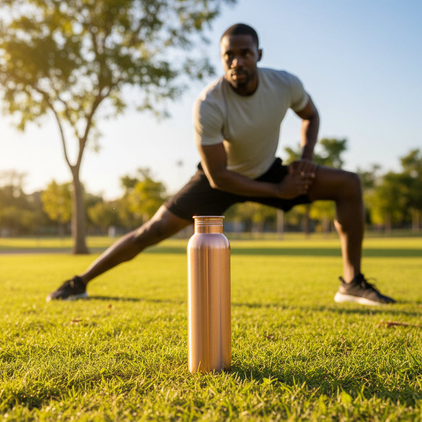 Sacred Tea Copper Water Vessel (34oz)