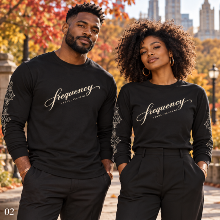 Frequency Graphic Long Sleeve Tee