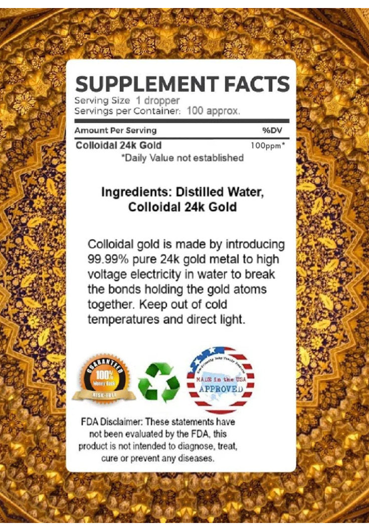 24k Gold Water