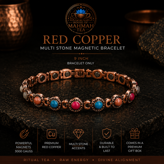 Circle Multi-Stone Copper Energy Bracelet
