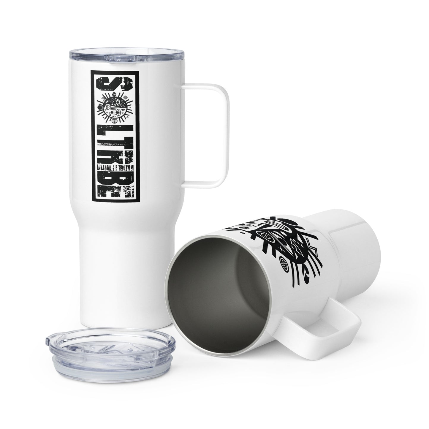 SOL-TRIBE Travel mug with a handle