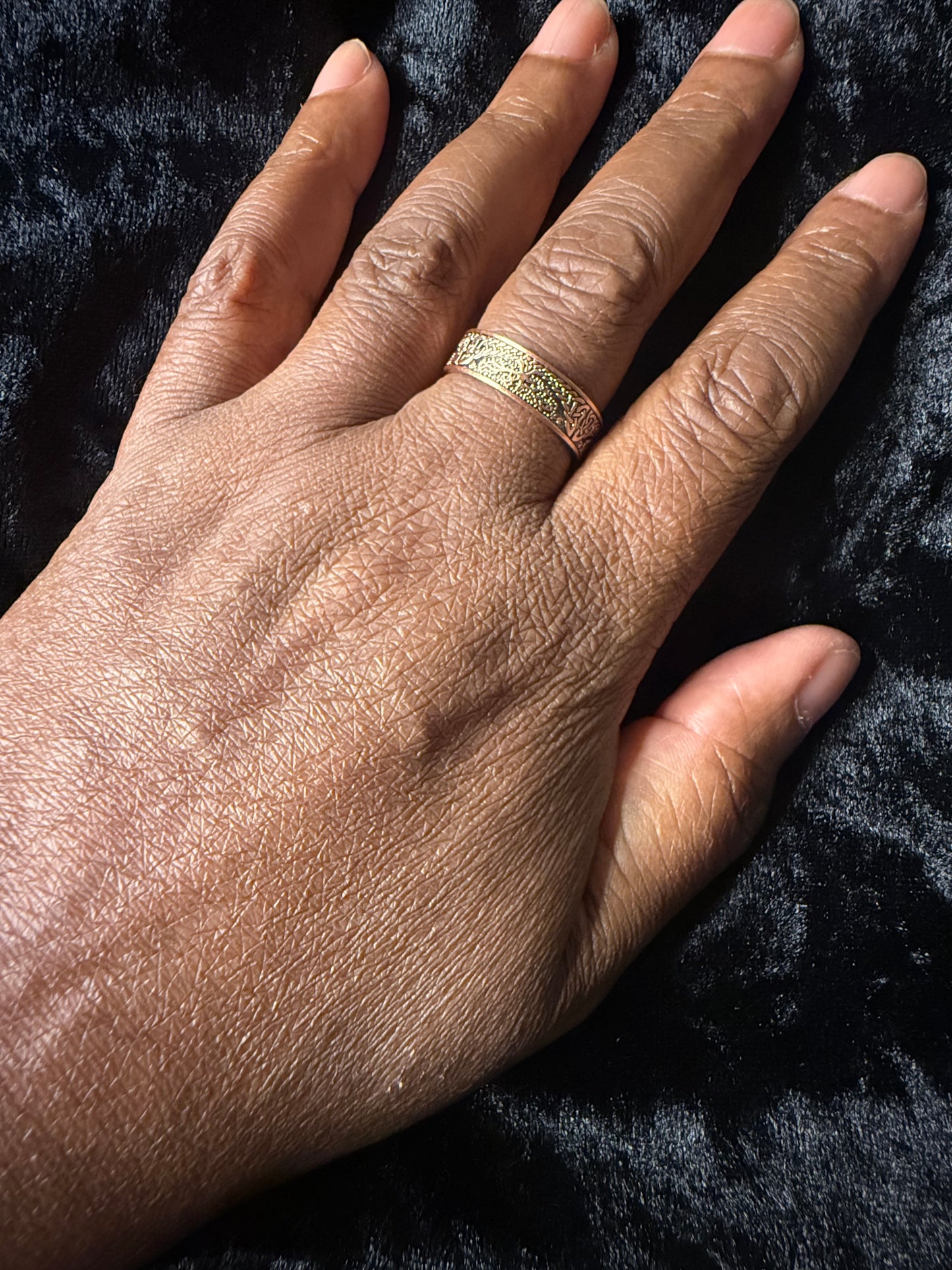 Sacred Tea Copper Magnetic Rings (band style)
