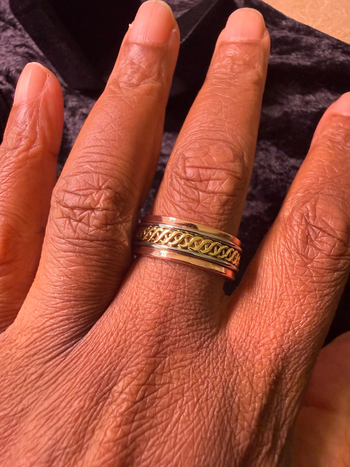 Sacred Tea Copper Magnetic Rings (2)