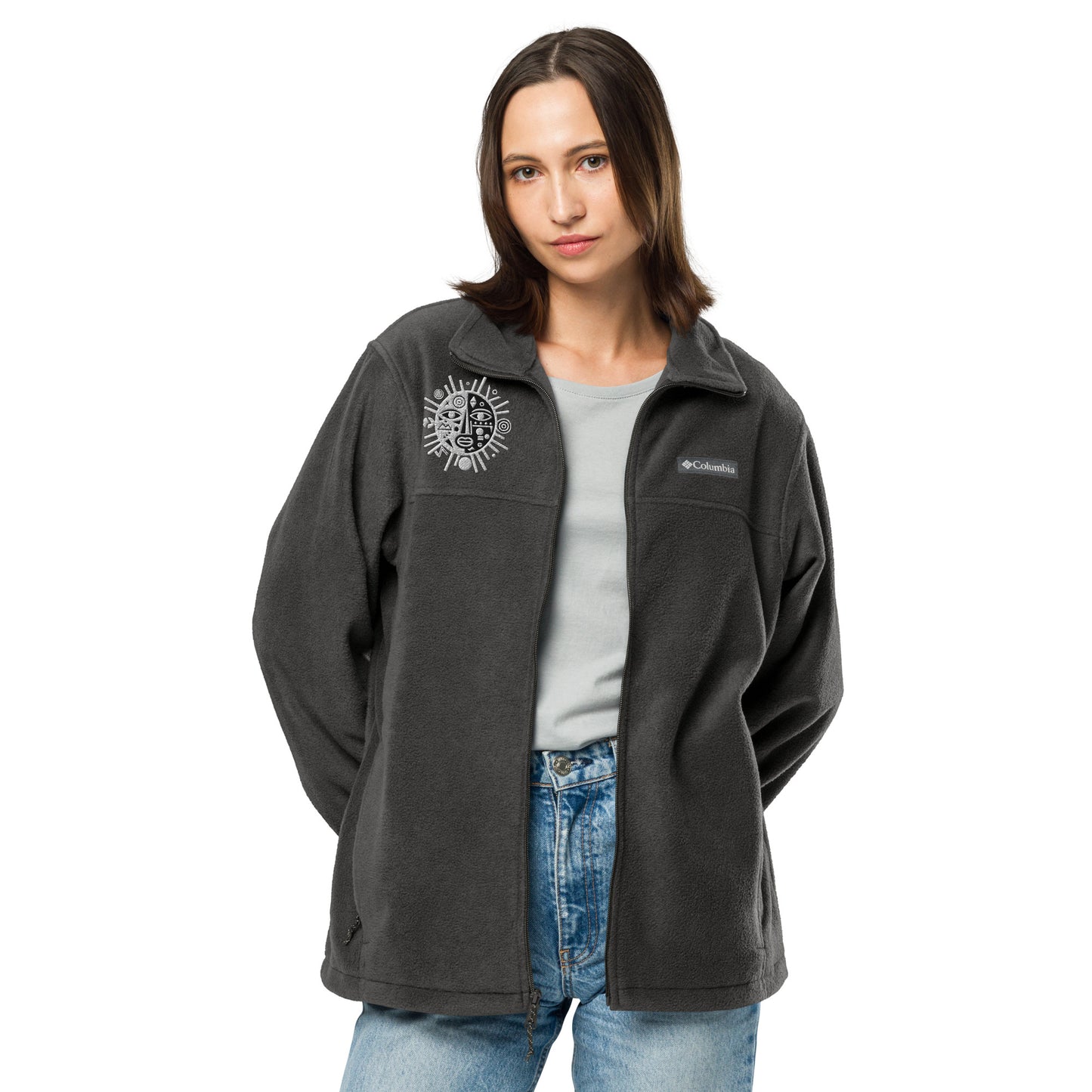 SOL-TRIBE, Unisex Columbia fleece jacket