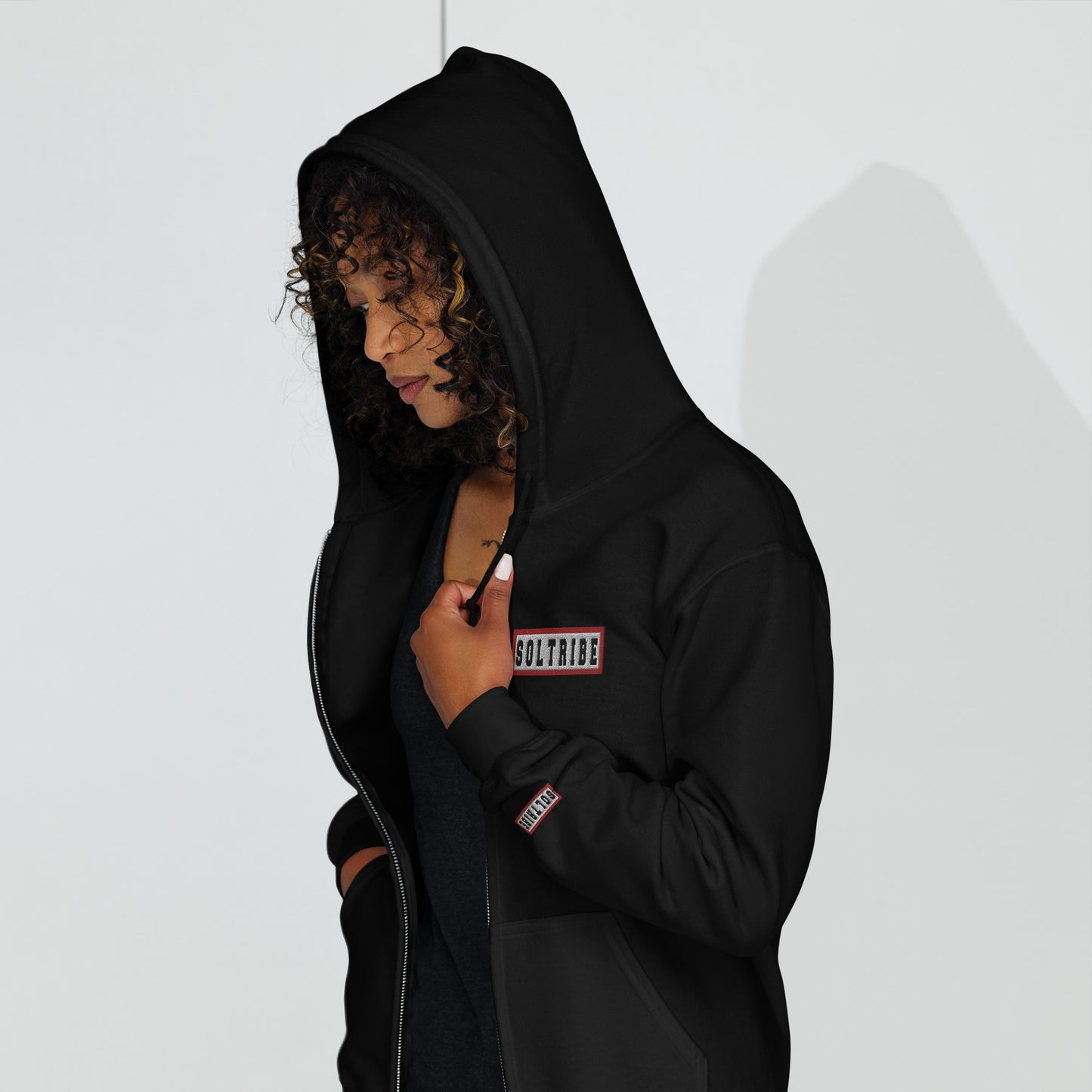 SOL-TRIBE Unisex heavy blend zip hoodie