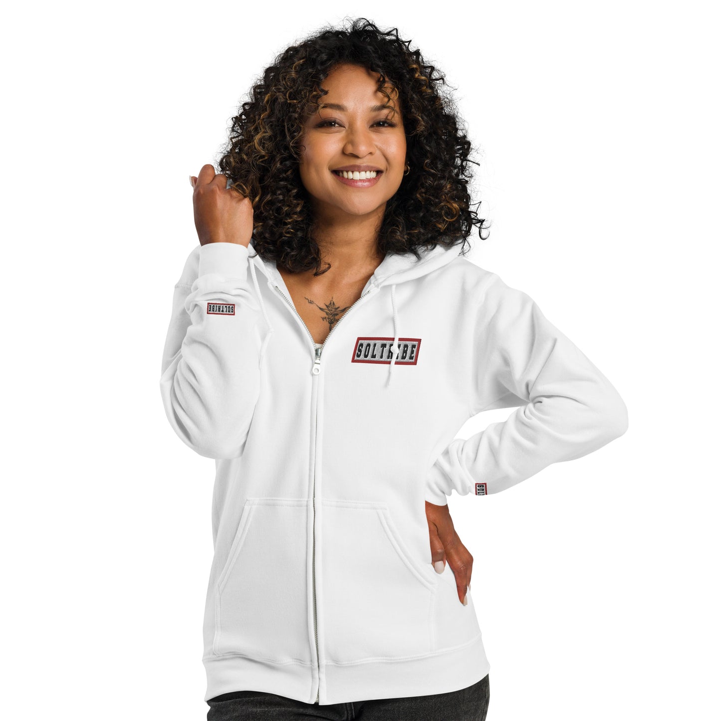 SOL-TRIBE Unisex heavy blend zip hoodie